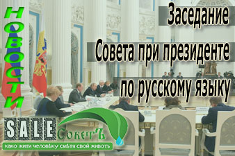 Заседание Совета при президенте по русскому языку